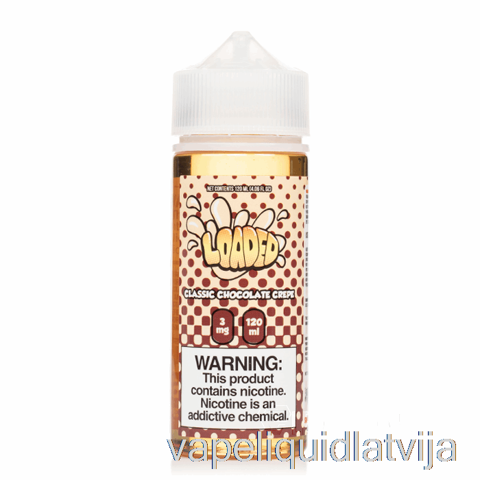 Klasisks šokolādes Kreps - Iepildīts E-šķidrums - Nežēlīgi Tvaiki - 120ml 0mg Vape šķidrums